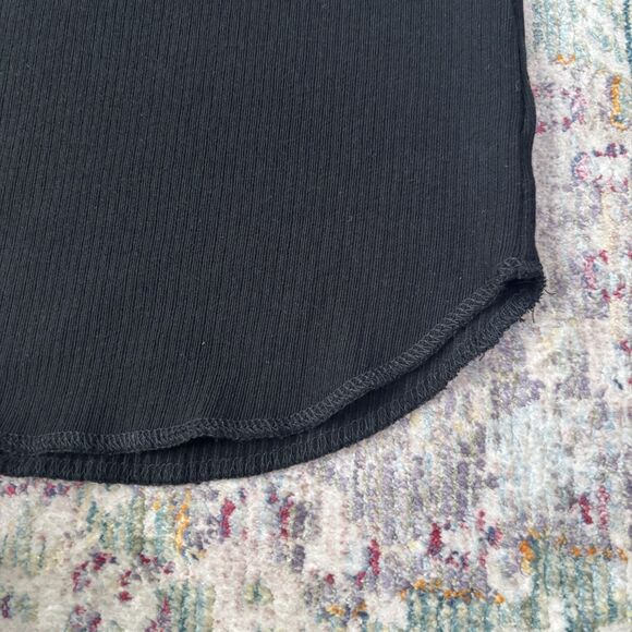 Moussy Black Rib Tank Top - Picture 4 of 6